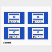 Israël Rechthoekige Sticker (Vel)