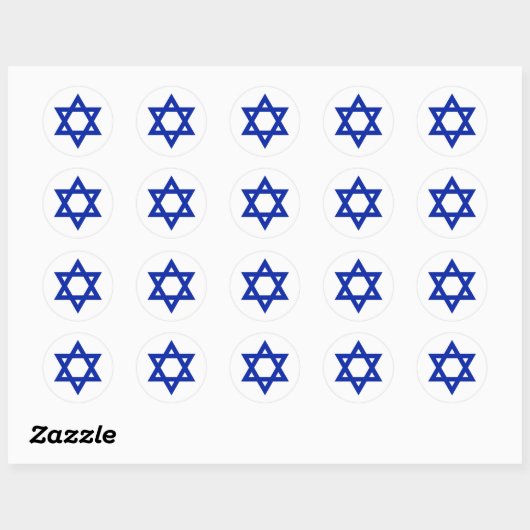 Israël Ronde Sticker (Vel)
