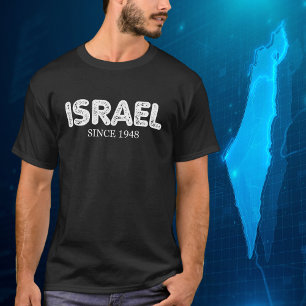Israël sinds 1948, eenvoudige Israëlische trots T-shirt