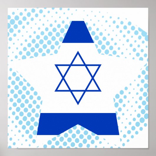 Israel Star Poster (Voorkant)