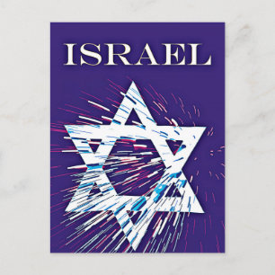 Israël ster van David Briefkaart