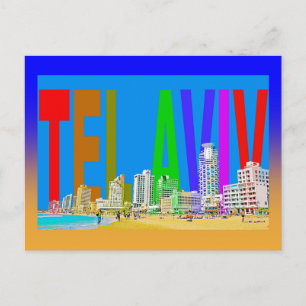 Israël tel aviv briefkaart