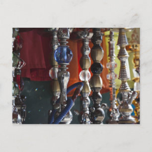 Israël, Tel Aviv, Jaffa, waterpijpen in de schaaps Briefkaart