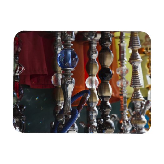 Israël, Tel Aviv, Jaffa, waterpijpen in de schaaps Magneet (Horizontaal)