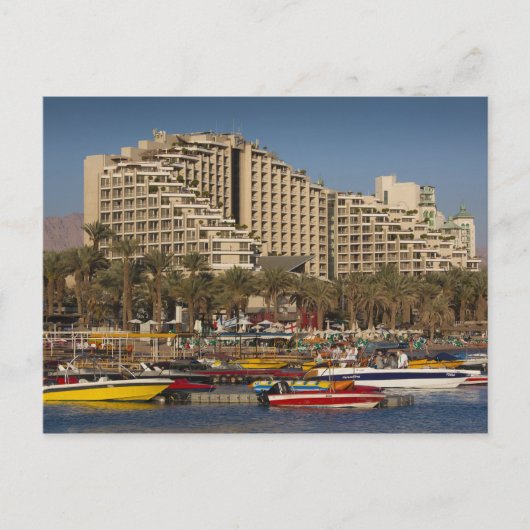 Israel, The Negev, Eilat, Red Zee beachfront Briefkaart (Voorkant)
