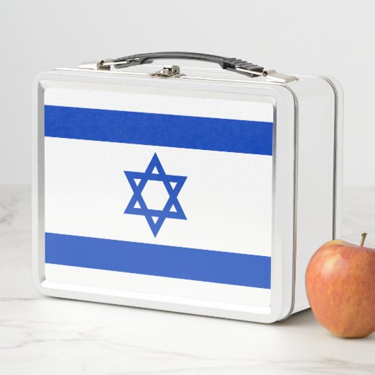 Israël vlag blauw en wit modern patriottisch (In situ)