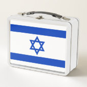 Israël vlag blauw en wit modern patriottisch (Voorkant)