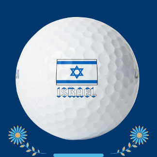Israël-vlag en Israël Golfballen