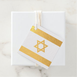 Israël vlag Folie Favor Tag