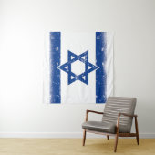 Israël Vlag Grungge Wandkleed (In Situ (horizontaal))