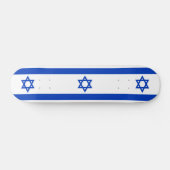 Israël, vlag Israël Skateboard (Horizontaal)