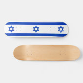 Israël, vlag Israël Skateboard (Horizontaal)