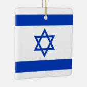 Israël-vlag Keramisch Ornament (Rechts)