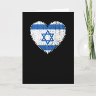 Israël Vlag Liefde Hart Kaart