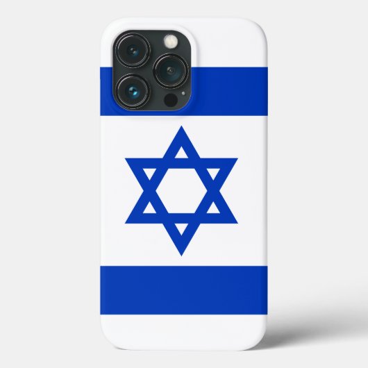 Israël vlag modern patriottisch Case-Mate iPhone case (Achterkant)