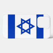 Israël vlag modern patriottisch Case-Mate iPhone case (Achterkant (horizontaal))