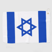 Israël vlag modern patriottisch golfhanddoek (Horizontaal)