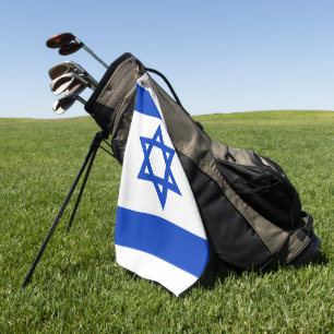 Israël vlag modern patriottisch golfhanddoek