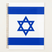 Israël vlag modern patriottisch modern planner (Voorkant)