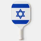 Israël vlag modern patriottisch pickleball paddle (Voorkant)