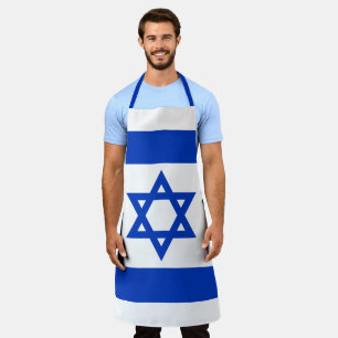 Israël vlag modern patriottisch schort