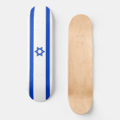 Israël vlag modern patriottisch skateboard (Voorkant)