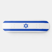 Israël vlag modern patriottisch skateboard (Horizontaal)