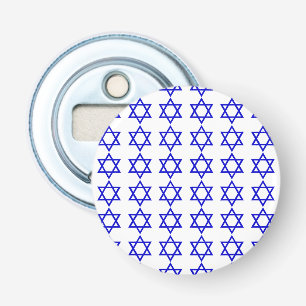Israël vlag patroon button flesopener