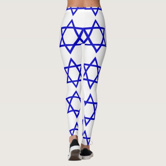 Israël vlag patroon leggings (Achterkant)