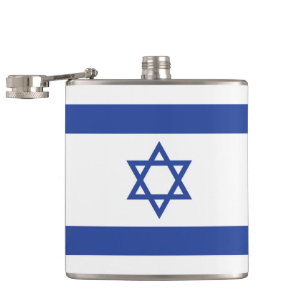 Israël Vlag, Ster van David Jodendom Joods Heupfles