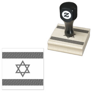 Israël Vlag, Ster van David Jodendom Joods Rubberstempel