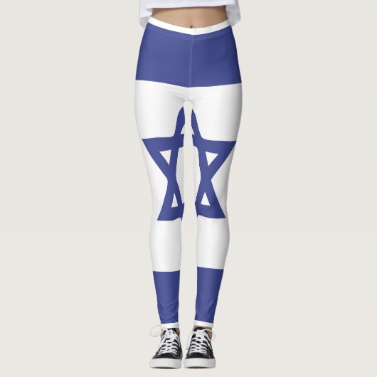 Israël Vlaggenembleem Leggings (Voorkant)