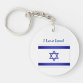 Israël Vlaggenster van David Sleutelhanger (Voorkant)