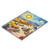 Israeli Landscape Notebook – Colorful & Inspiring  Notitieboek (Linkerzijde)