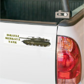 ISRAELI MERKAVA TANK BUMPERSTICKER (Op Truck)