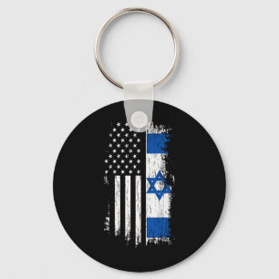 Israëlisch Amerikaanse Vlag - Proud Israël Usa T-s Sleutelhanger