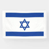 Israëlisch vlag van Israël aangepaste banner teken (Horizontaal)