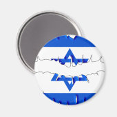 Israëlische kus magneet (Voorkant / Achterkant)