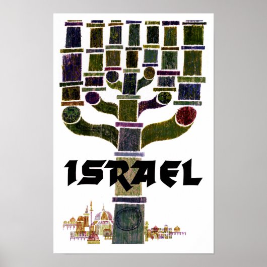 Israëlische reisposter poster (Voorkant)