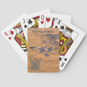 Israëlische Super Mystères Boven De Woestijn Pokerkaarten