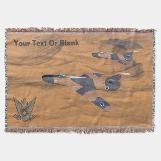 Israëlische superbendes over de woestijn deken (Voorkant)