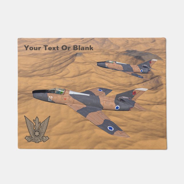 Israëlische superbendes over de woestijn deurmat (Voorkant)