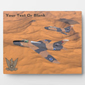 Israëlische superbendes over de woestijn fotoplaat (Voorkant)