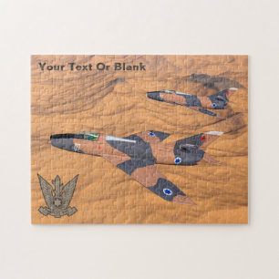 Israëlische superbendes over de woestijn legpuzzel