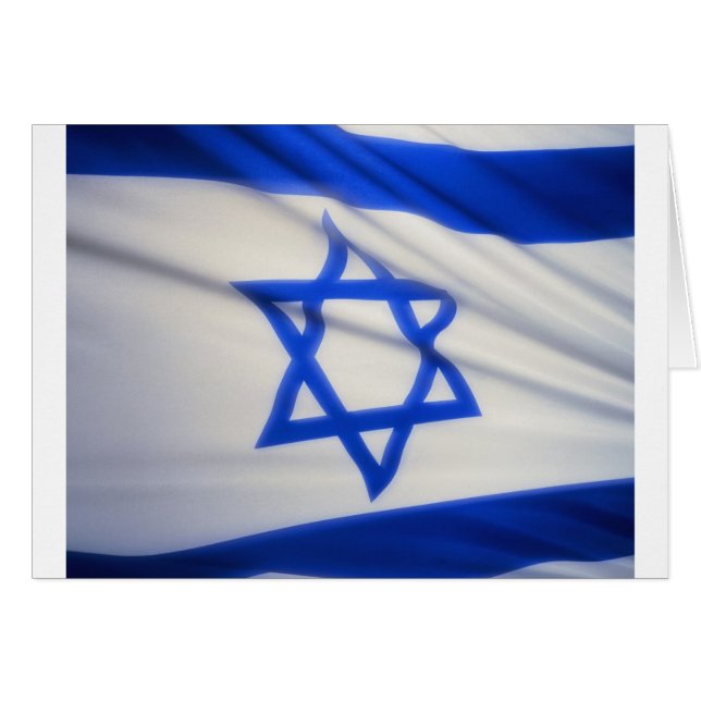 Israëlische vlag (Voorkant Horizontaal)