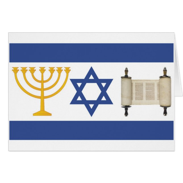 Israëlische vlag (Voorkant Horizontaal)