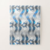 Israëlische vlag 30 stukken legpuzzel (Verticaal)