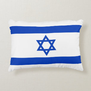 Israëlische vlag accent kussen