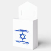 Israëlische vlag bedankdoosjes (Geopend)