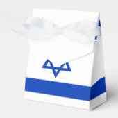 Israëlische vlag bedankdoosjes (Voorkant Zijde)